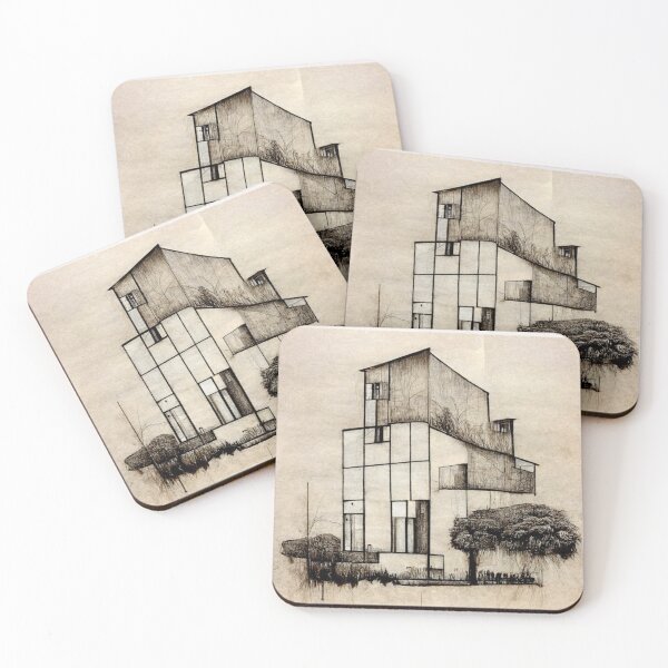 Item preview, Architecture in Artificial Intelligence Leonardo Da Vinci- MicroEdificio 13 designed and sold by TheCollageWorld.