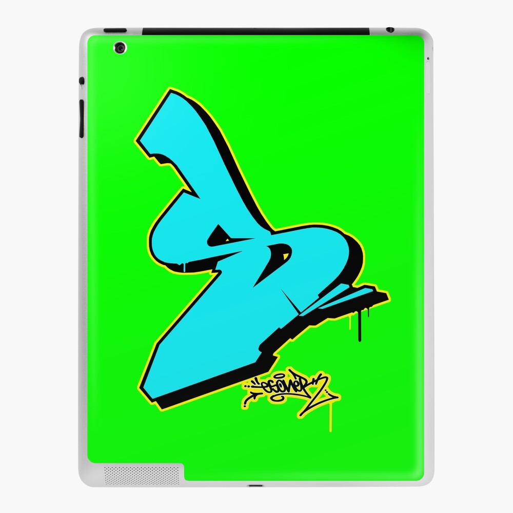 Letter W- Graffiti Street Art Style  iPad Case & Skin for Sale by  CreativeOpus