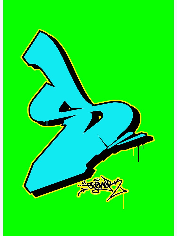 BLUE LETTER R BY ESONE URBAN GRAFFITI STREET STYLE  Kids T-Shirt for Sale  by GraffitiBomberZ