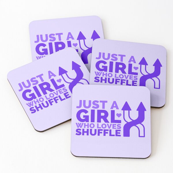 Item preview, Just A Girl Who Loves Shuffle designed and sold by Styler Design.