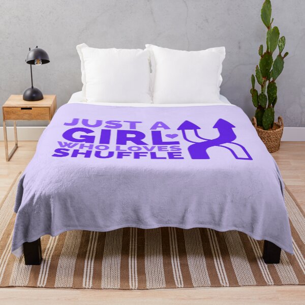 Item preview, Just A Girl Who Loves Shuffle designed and sold by Styler Design.
