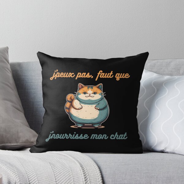 Item preview, I can't, I have to feed my cat | cats designed and sold by BinouDesign.