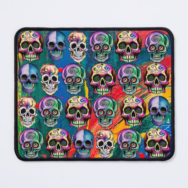 Item preview, FESTIVE COLORFUL  SKULL PATTERNS - WATERCOLOR PAINT  designed and sold by DanaMire.