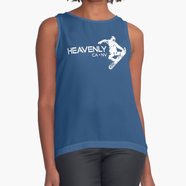 Vista previa del artículo con la obra «Estación de esquí Heavenly California Nevada Snowboarder», diseñado y vendido por Esskay Designs.