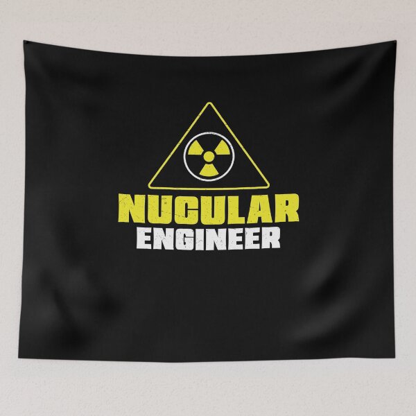 Item preview, Nuclear Engineer Nucular Engineer Funny Radiation designed and sold by StrongShirts.