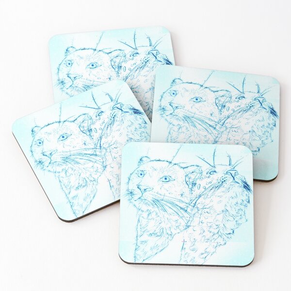 Item preview, Leopards designed and sold by Vivinedrawsells.