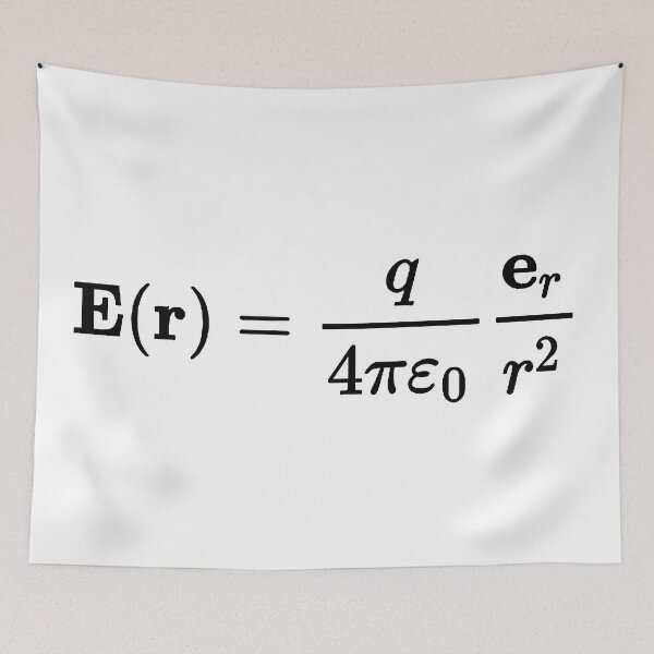 Item preview, Electric field from an electric charge, electromagnetism and physics designed and sold by NoetherSym.