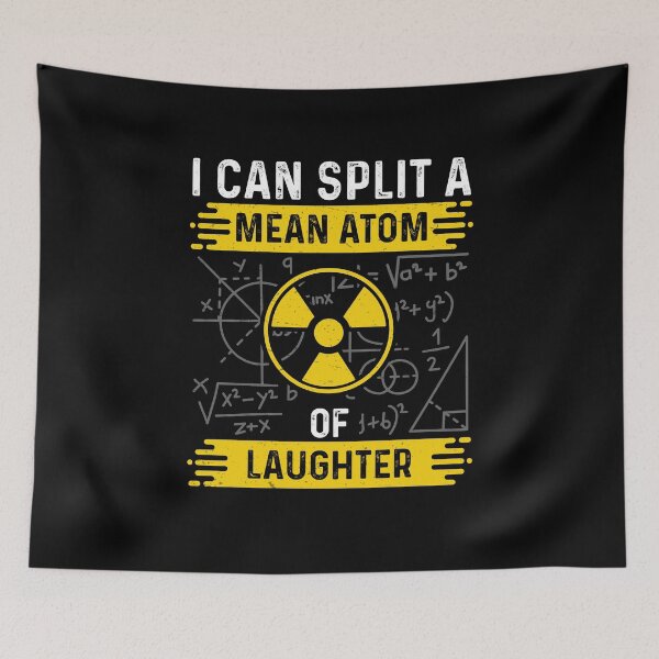 Item preview, Nuclear Engineer Split A Mean Atom Of Laughter Radiation designed and sold by StrongShirts.