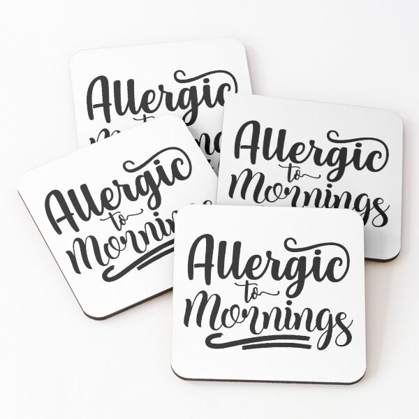 Item preview, Allergic To Mornings designed and sold by Bigfoot T-Shirt Co..