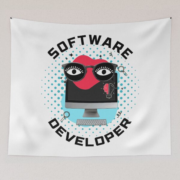 Item preview, Funny Software Developer - Software Development - Gift ideas for Software Developers designed and sold by The Red Nox.