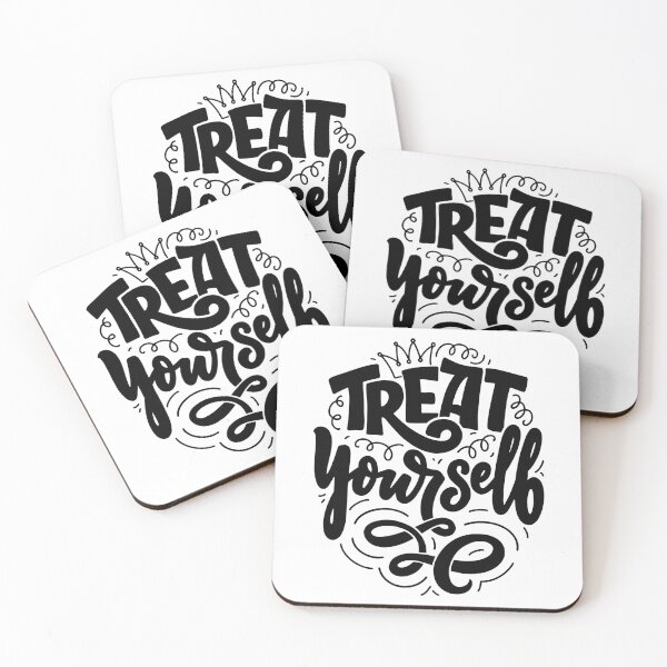 Item preview, Treat Yourself (black) designed and sold by Daluyong.