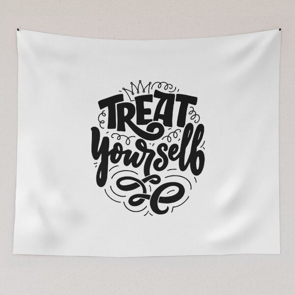 Item preview, Treat Yourself (black) designed and sold by Daluyong.