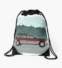 Road Tripping! Drawstring Bag