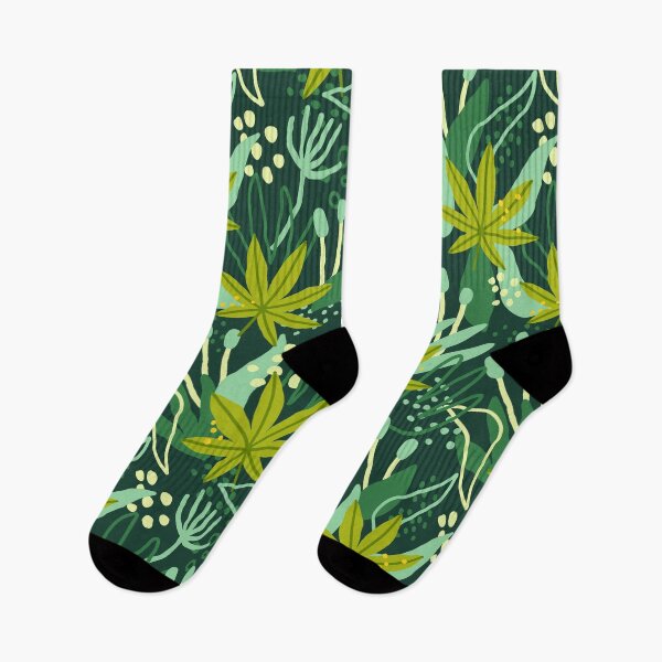 Item preview, Green cannabis jungle designed and sold by kondratya.