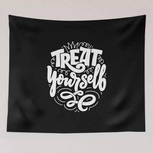 Item preview, Treat Yourself (white) designed and sold by Daluyong.