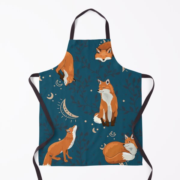 Item preview, Foxes Blue Night designed and sold by ShoutForJoy.