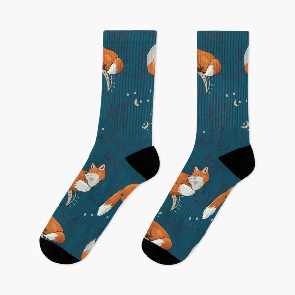Item preview, Foxes Blue Night designed and sold by ShoutForJoy.