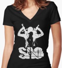 SAO love forever Women's Fitted V-Neck T-Shirt