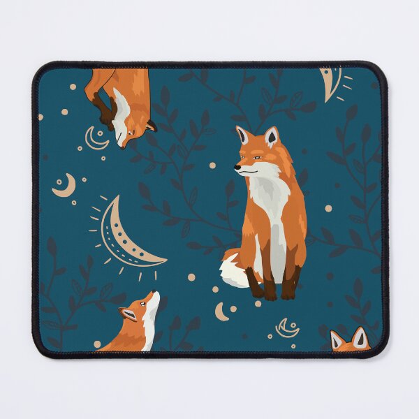 Item preview, Foxes Blue Night designed and sold by ShoutForJoy.