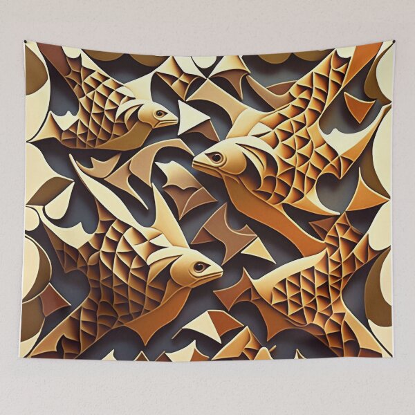 Item preview, Tessellating Carp Design designed and sold by DougalWear.