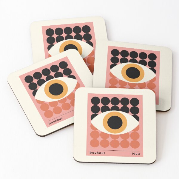 Item preview, Bauhaus Eye Pink BA7 designed and sold by ahumbleconcept.