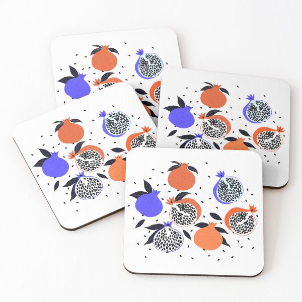 Item preview, Pomegranate_Orange Purple designed and sold by Insvy Design Studio.