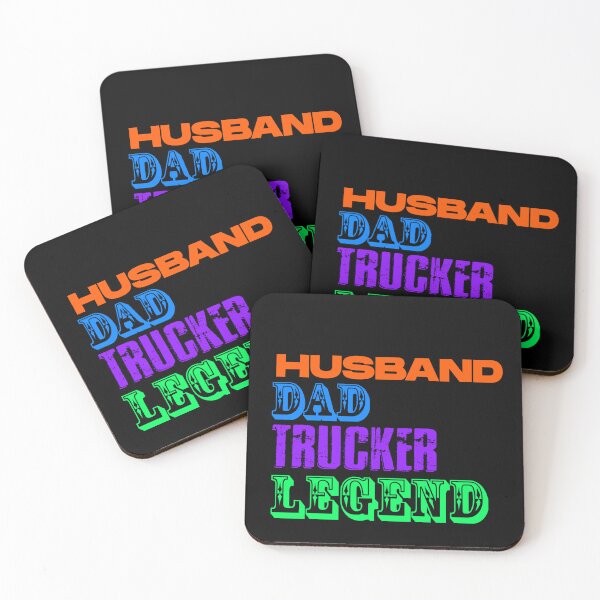 Item preview, Husband Dad Trucker Legend t-shirts designed and sold by UnshieldArt.