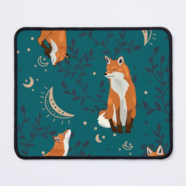 Item preview, Foxes Green Night designed and sold by ShoutForJoy.