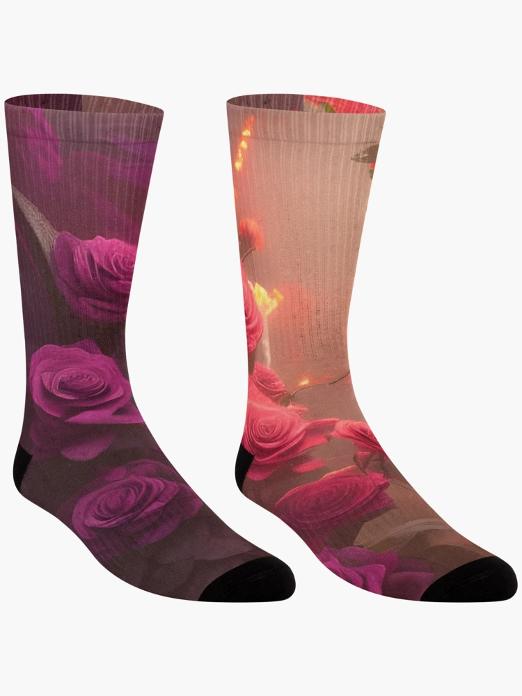 Thumbnail 3 of 5, Socks, Beautiful Roses designed and sold by MIGSZ.