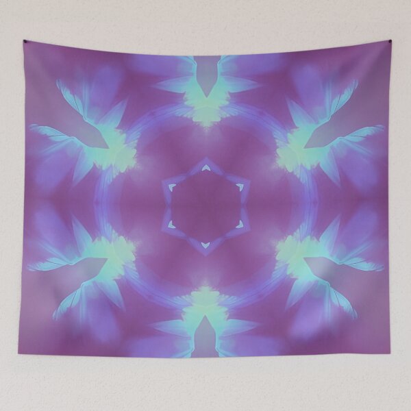 Item preview, Kaleidoscopic Translucent Wings (Teal and Purple) designed and sold by ObsidianDaz.