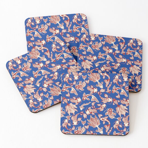 Item preview, Koi Fish Pattern | on Blue designed and sold by simpleones.