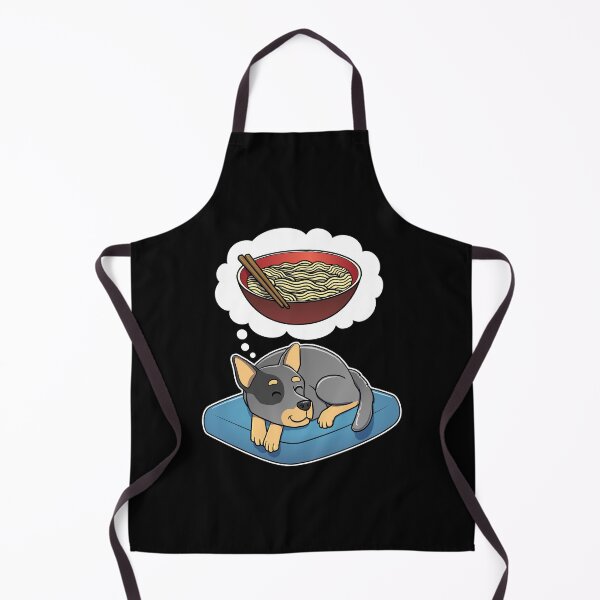 Item preview, Australian Cattle Dog dreaming about Instant Noodles designed and sold by DoggieDelights.