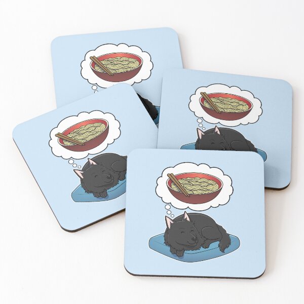 Item preview, Belgian Sheepdog dreaming about Instant Noodles designed and sold by DoggieDelights.
