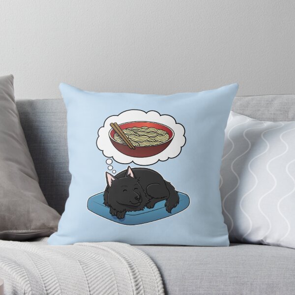Item preview, Belgian Sheepdog dreaming about Instant Noodles designed and sold by DoggieDelights.