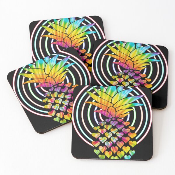 Artikelvorschau, Fruchtmuster, Hybrid-Batikdesign, Regenbogenfarbe, Kunsthandwerk im Retro-Stil, Grafik-Vintage-Liebhaber. entworfen und verkauft von Dodern.