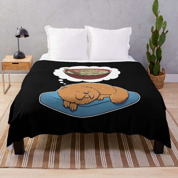 Item preview, Chow Chow dreaming about Instant Noodles designed and sold by DoggieDelights.