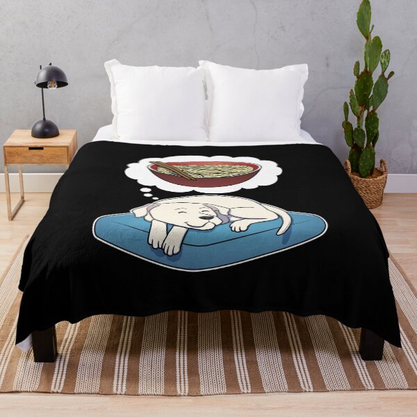 Item preview, Dogo Argentino dreaming about Instant Noodles designed and sold by DoggieDelights.