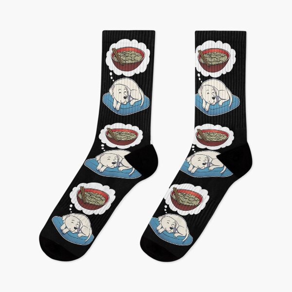 Item preview, Dogo Argentino dreaming about Instant Noodles designed and sold by DoggieDelights.