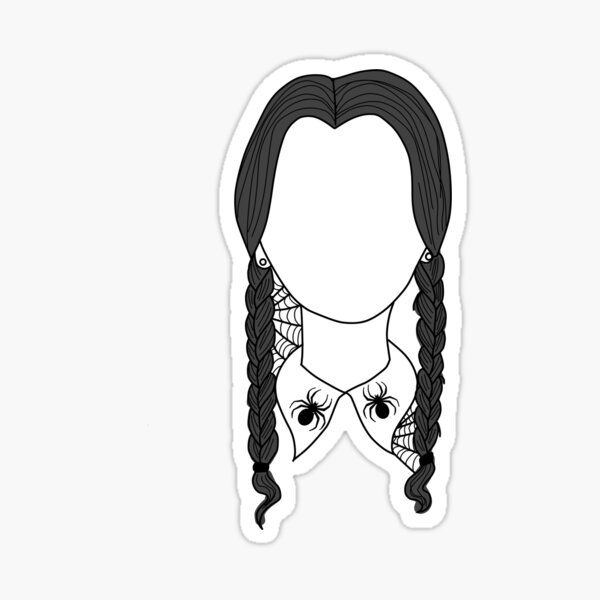 Wednesday Addams black and gray portrait tattoo Chico Lous Fine Tattoos  Athens GA  Tatoo Desenho