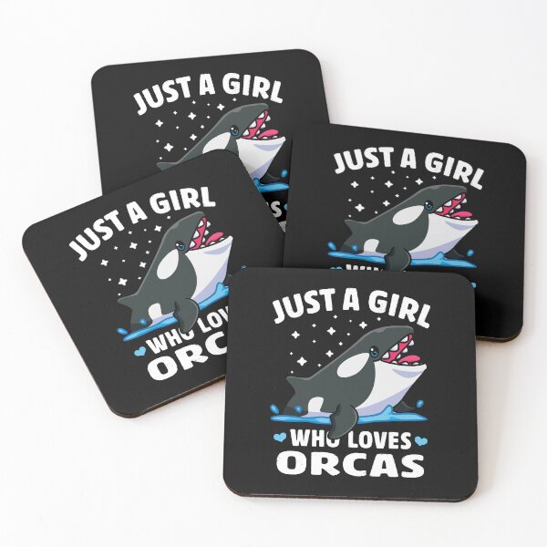 Item preview, Just a girl who loves orcas cute killer whale  designed and sold by Majesticoo.