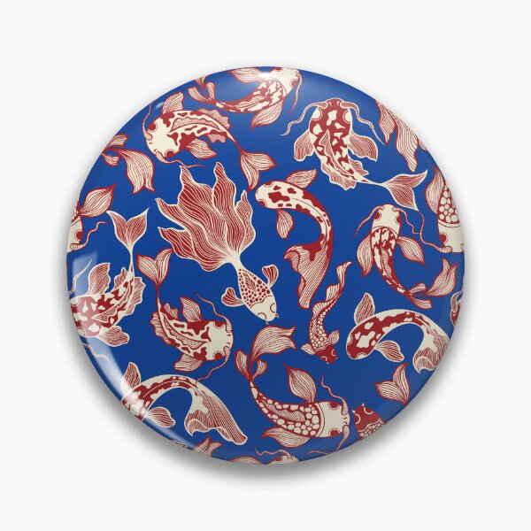 Item preview, Koi Fish Pattern | on Blue designed and sold by simpleones.