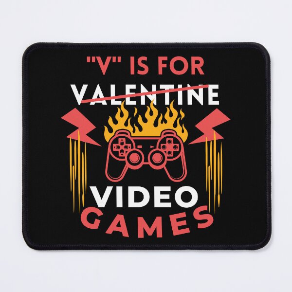 Item preview, V is for video games, gaming, gamers love 10 designed and sold by Escapene.