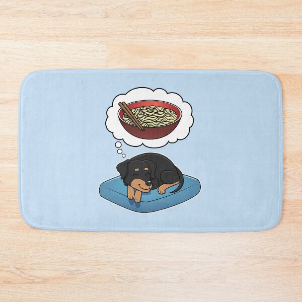Item preview, Miniature Pinscher dreaming about Instant Noodles designed and sold by DoggieDelights.
