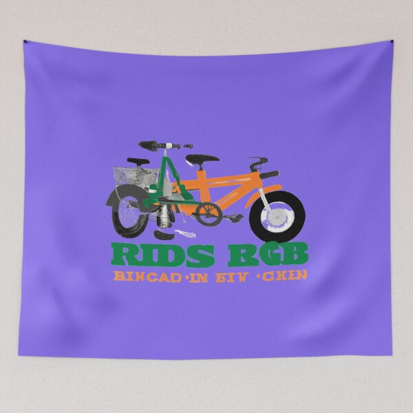 Item preview, Riding High: A Watercolor Illustration of a Cyclist designed and sold by majnate.