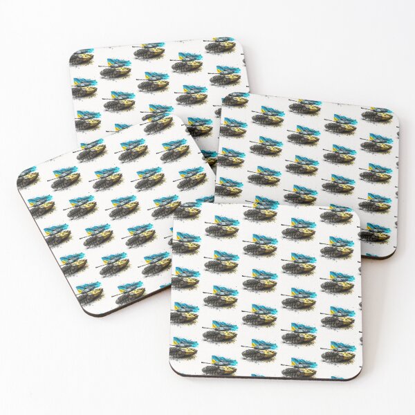 Item preview, Tanque ucraniano con banderas designed and sold by pixeldizajn.
