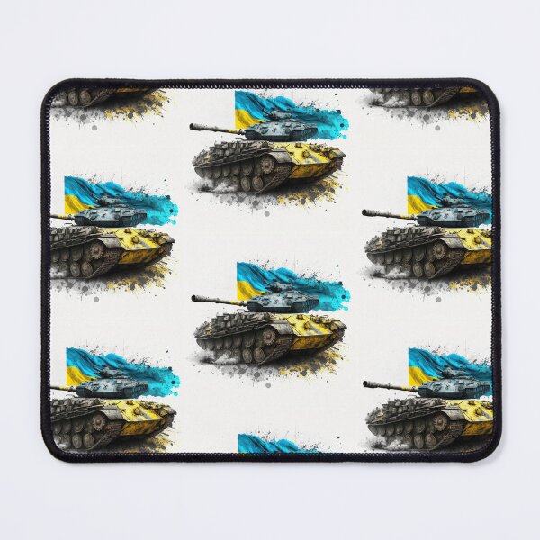 Item preview, Ukrainian Tank with flags designed and sold by pixeldizajn.