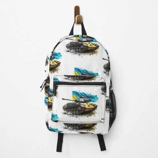 Item preview, Ukrainian Tank with flags designed and sold by pixeldizajn.
