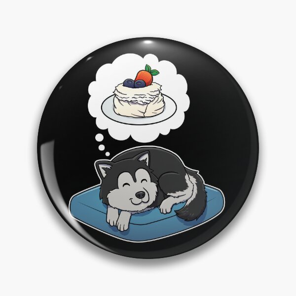 Aperçu de l'œuvre Alaskan Malamute dreaming about Pavlova créée et vendue par DoggieDelights.