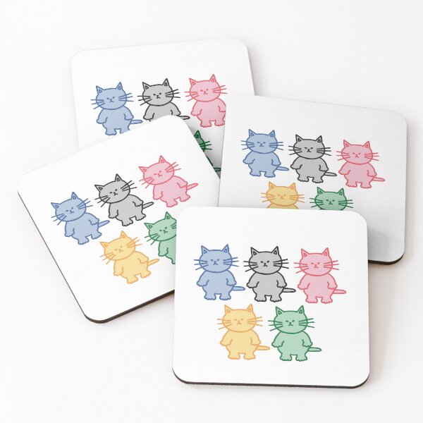 Item preview, 5 colors cats designed and sold by superbaechoo.