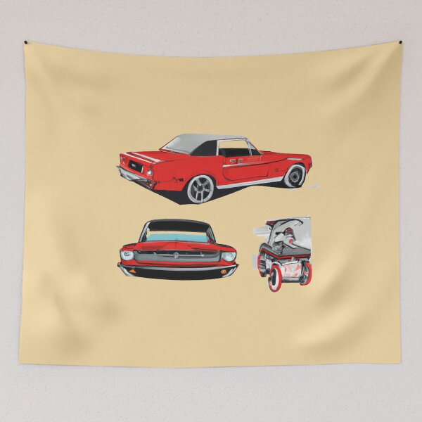 Item preview, "Vintage Speedster: A Watercolor Illustration of a Classic Car" designed and sold by majnate.